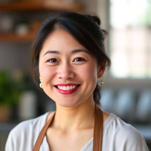 A portrait of Hana Sato, the founder of Kiyomi Kitchens